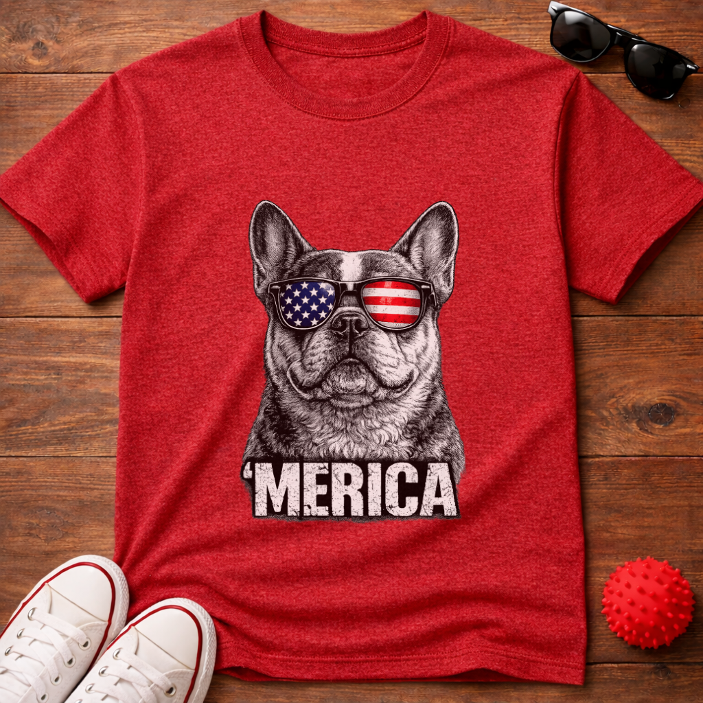 Frenchie Merica Tee
