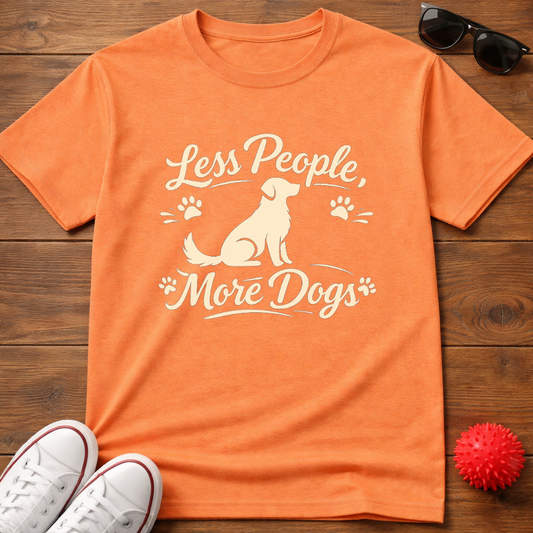Less People More Dogs Tee