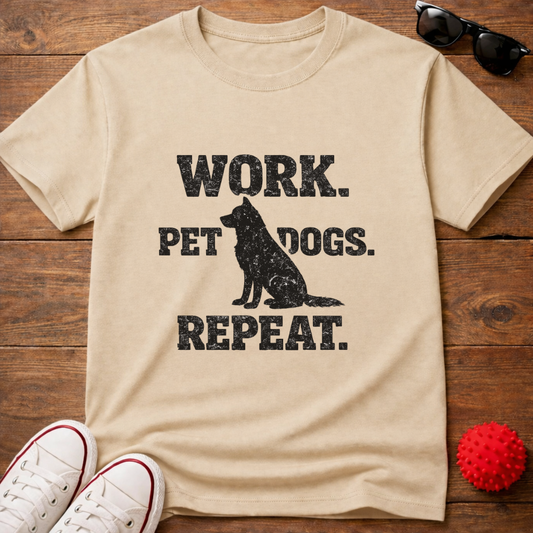 Work Pet Dogs Tee