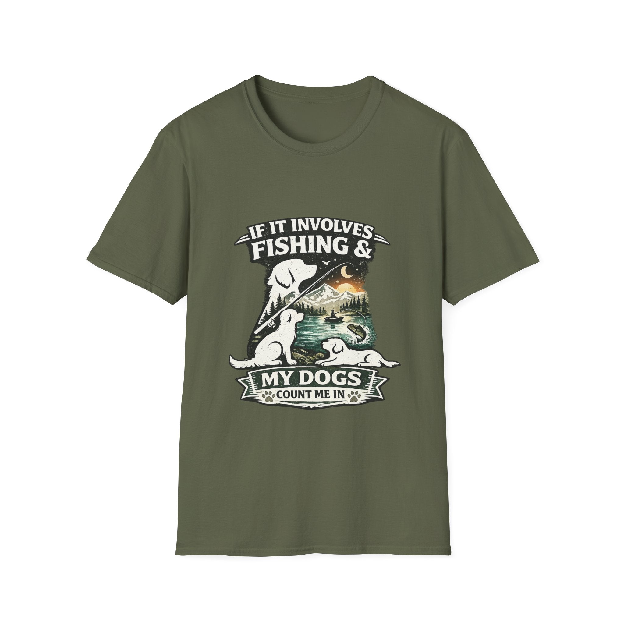Fishing & Dogs Tee