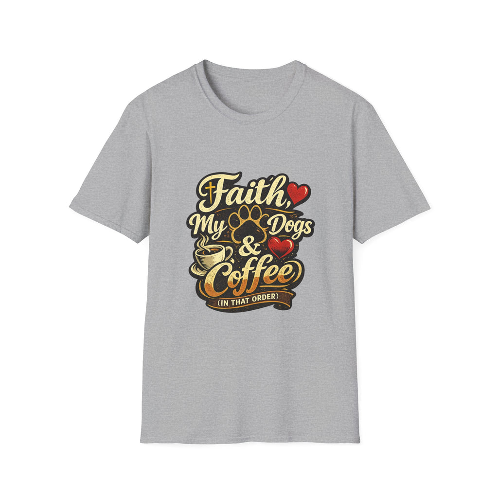 Faith Dogs Coffee Tee