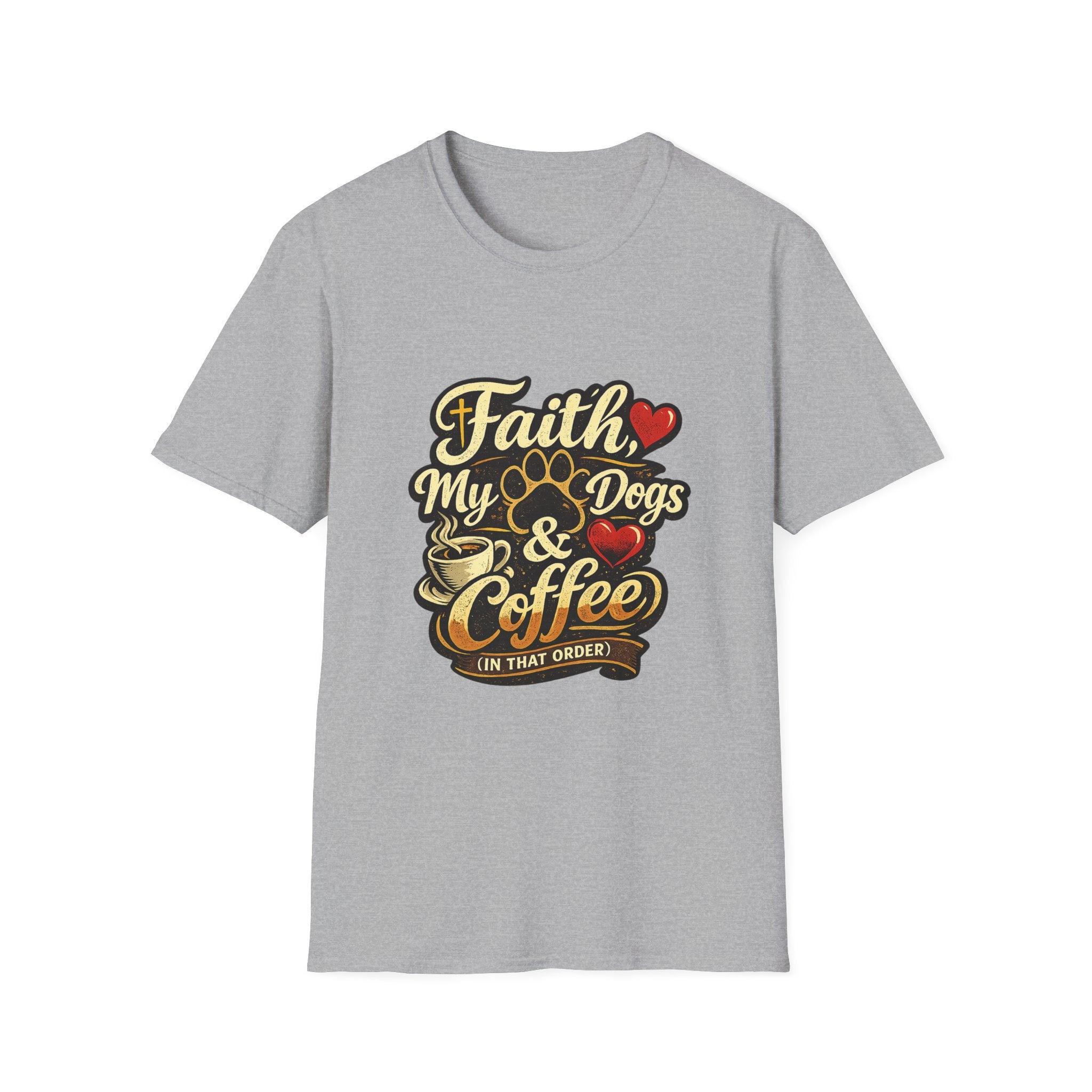 Faith Dogs Coffee Tee