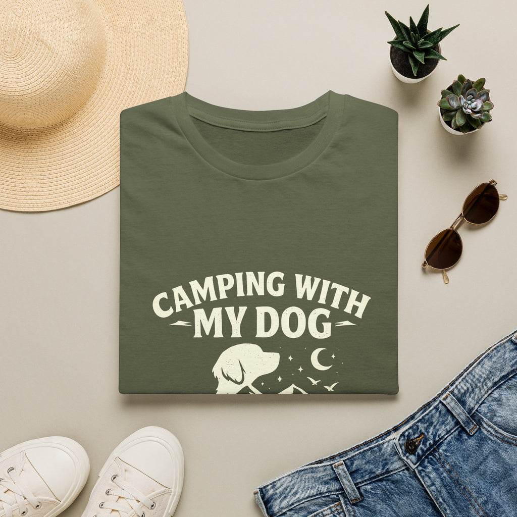 Camping With My Dog Tee