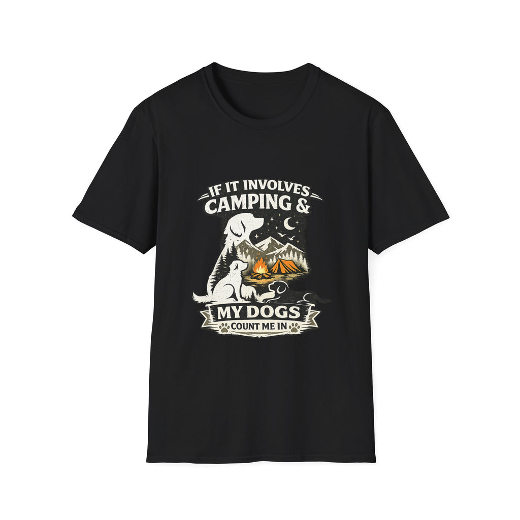 Camping & Dogs Tee