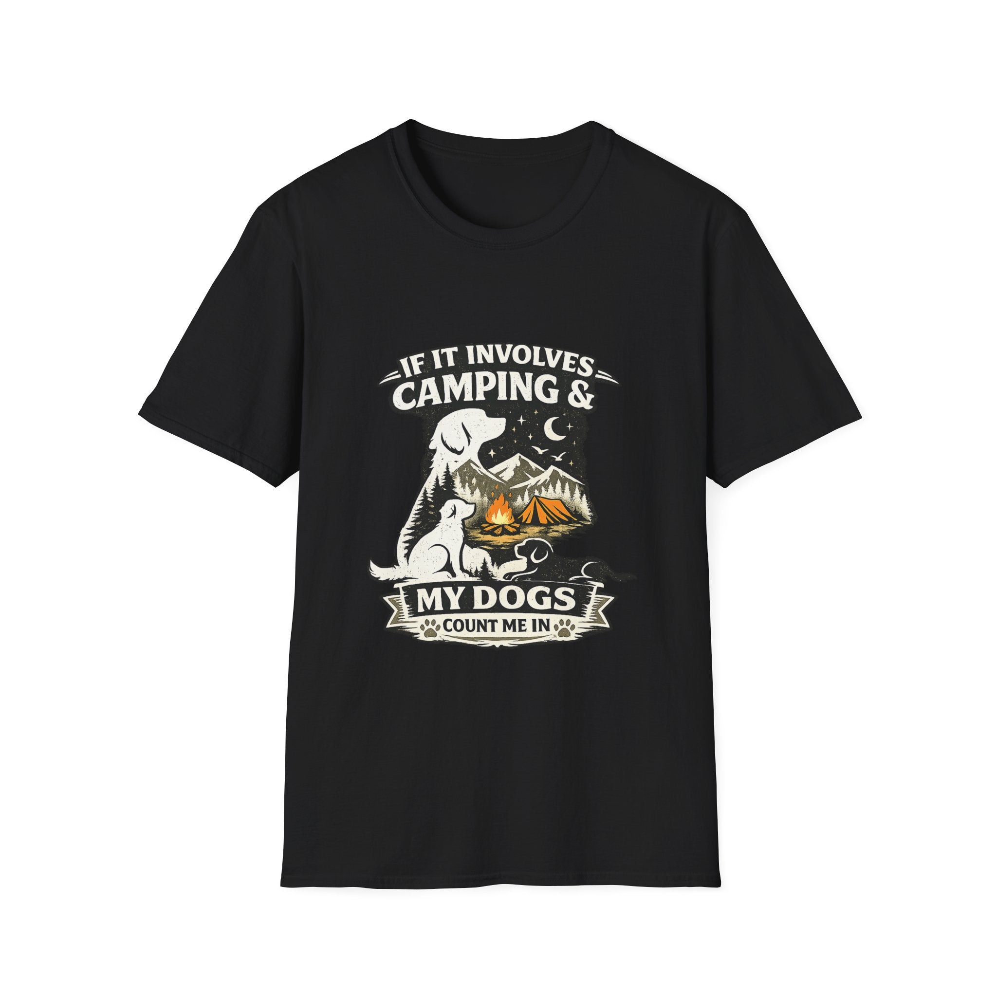 Camping & Dogs Tee