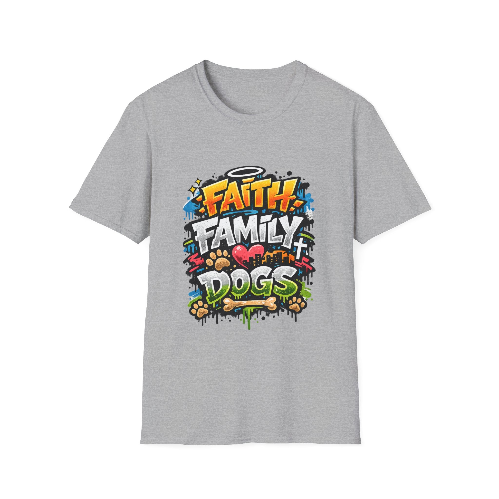 Faith Family Dogs Tee