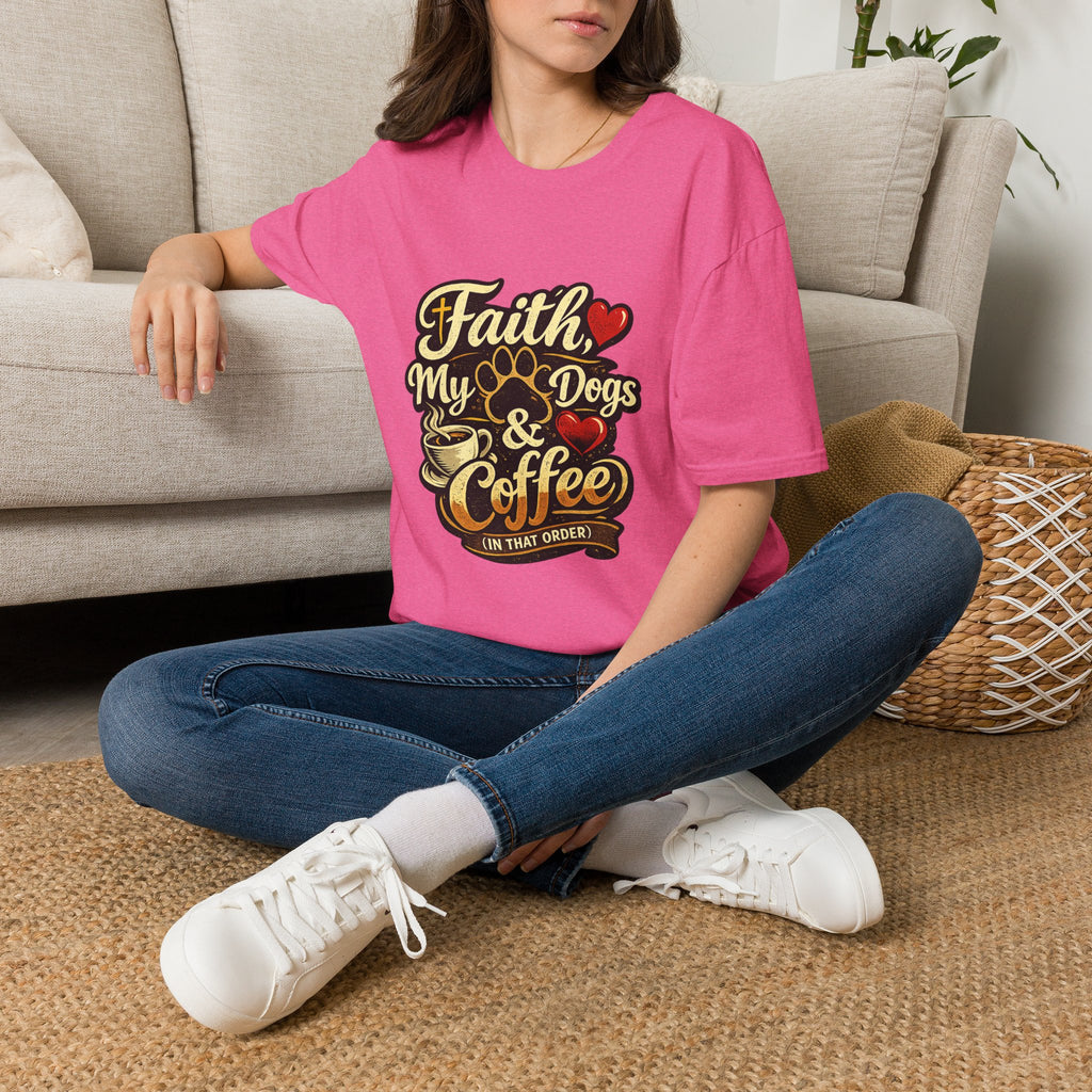 Faith Dogs Coffee Tee