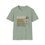 Weekends Dogs Coffee Tee