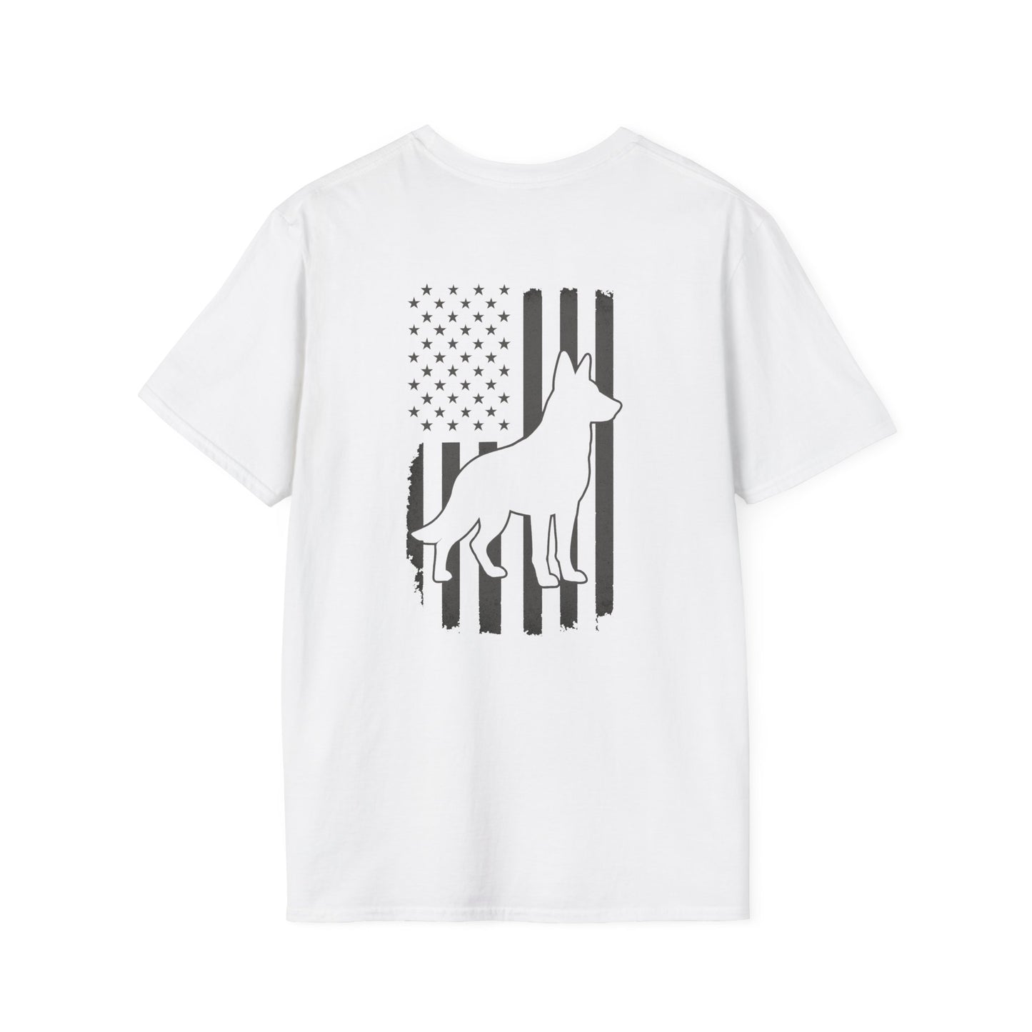 German Shepherd Flag Tee