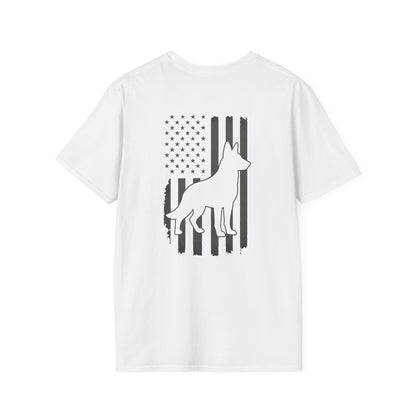 German Shepherd Flag Tee