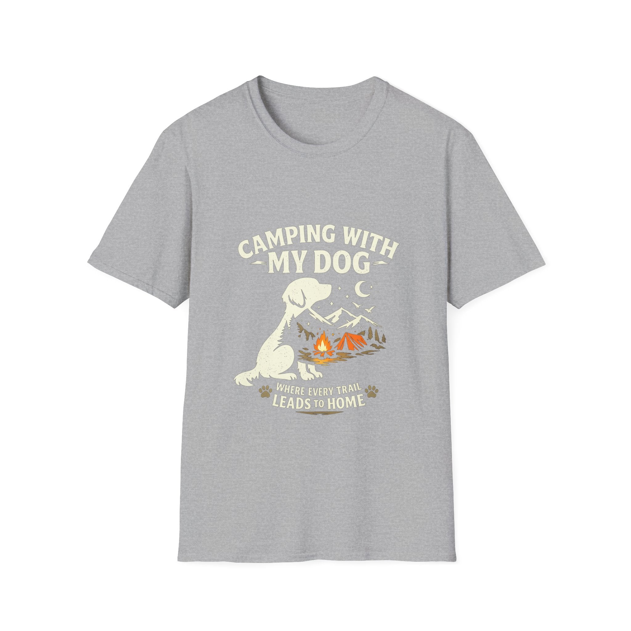 Camping With My Dog Tee