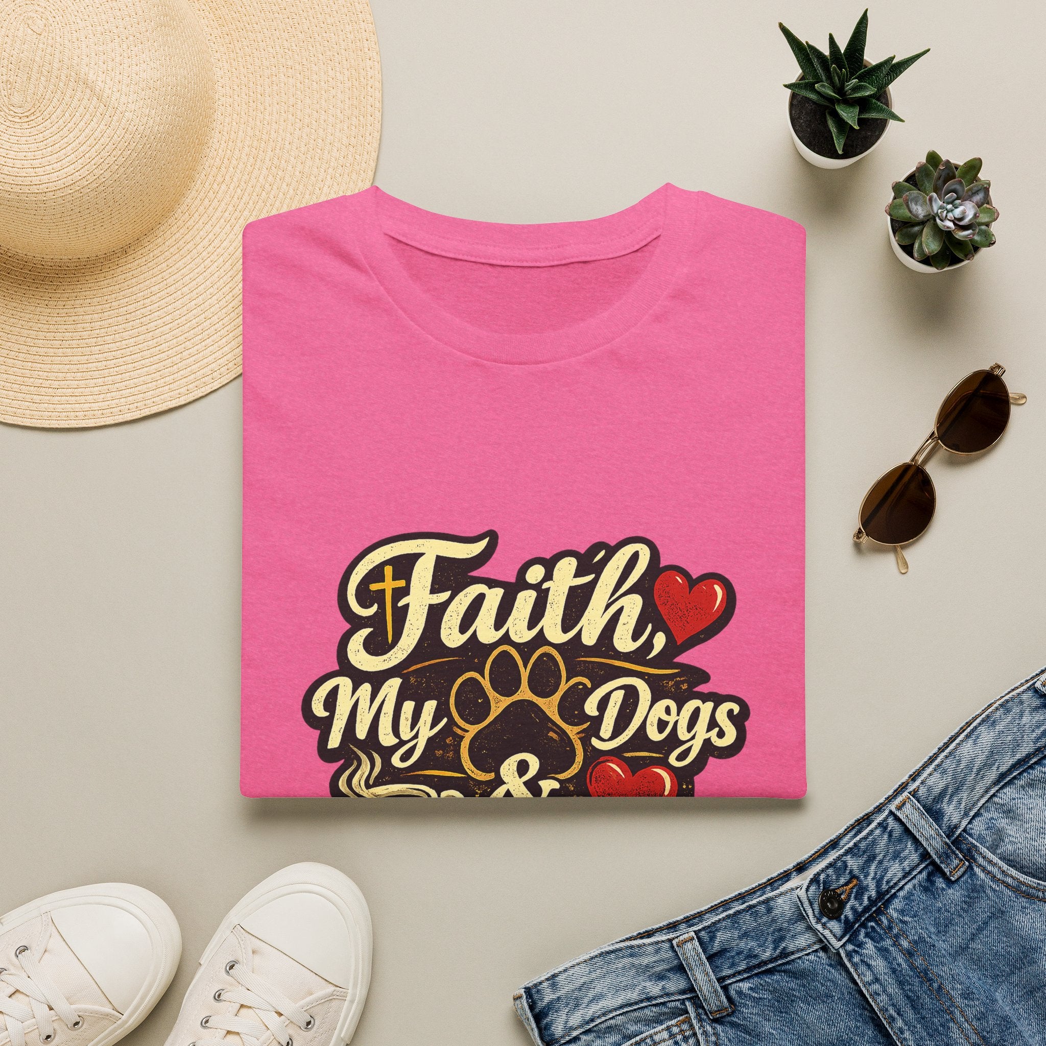 Faith Dogs Coffee Tee