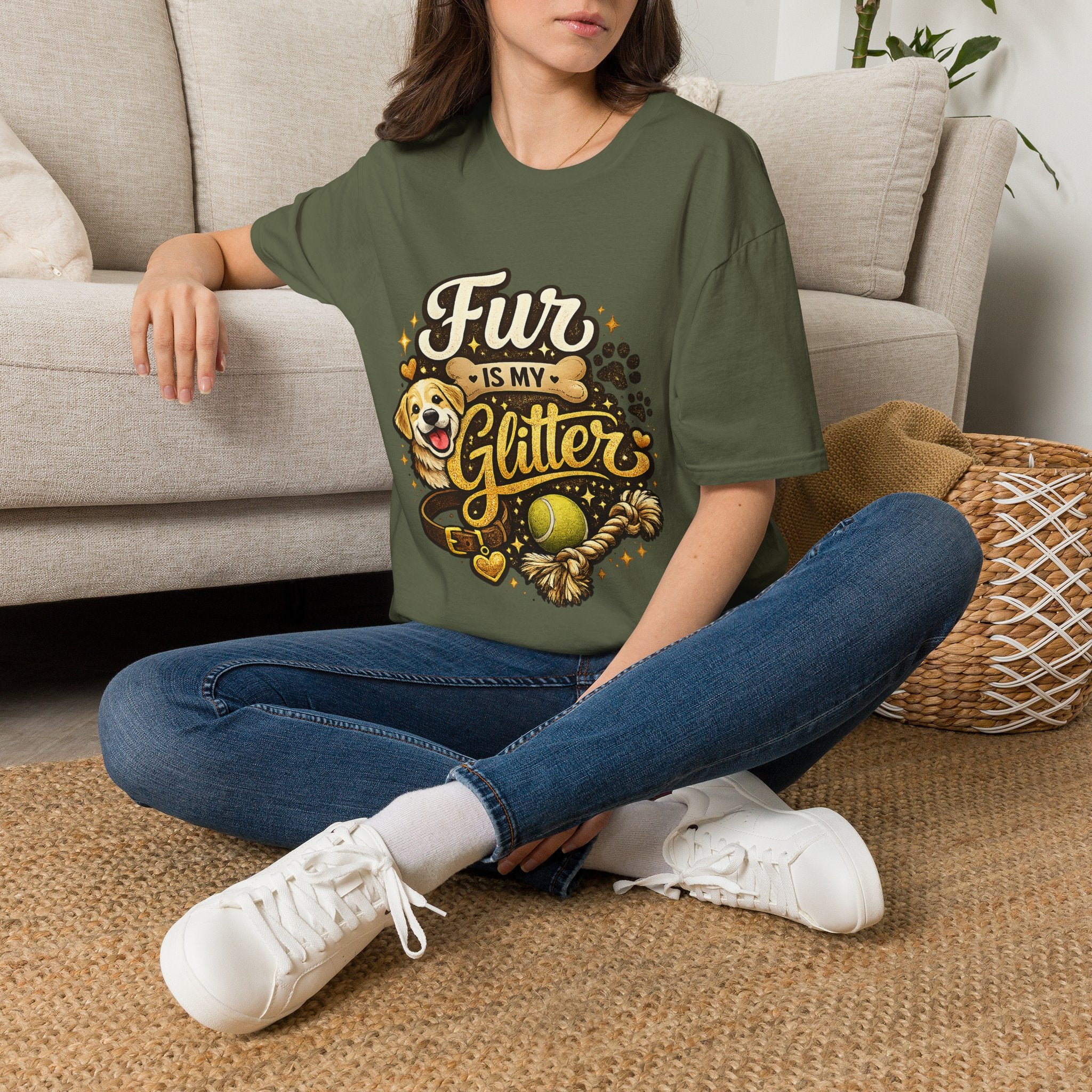 Fur Is My Glitter Tee