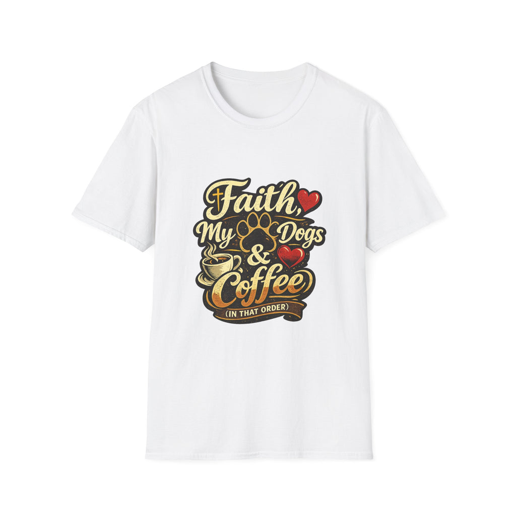 Faith Dogs Coffee Tee