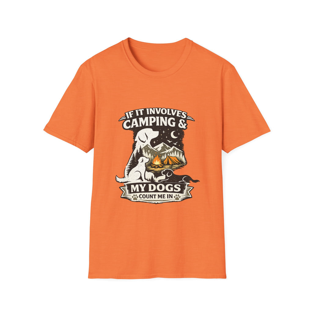 Camping & Dogs Tee