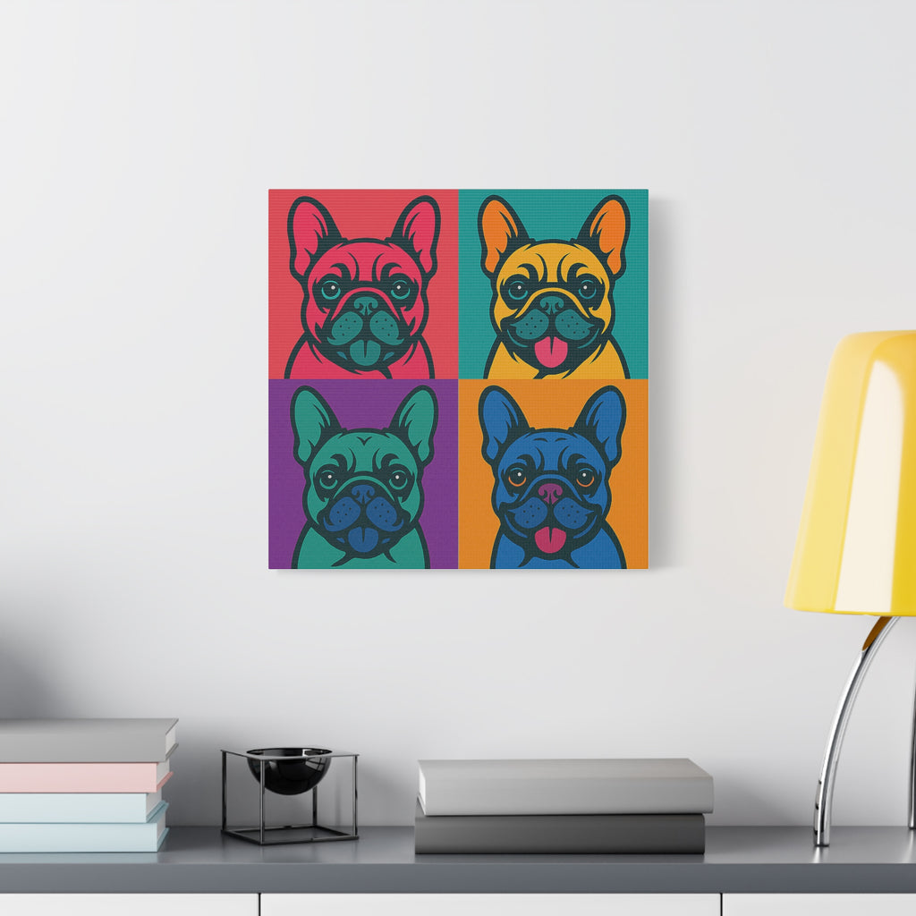 Pop Art Frenchie Canvas