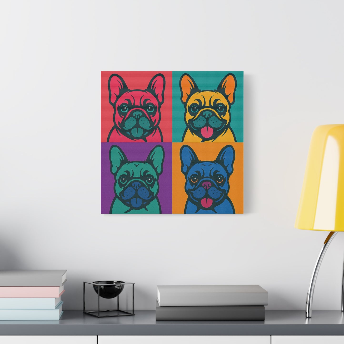 Pop Art Frenchie Canvas