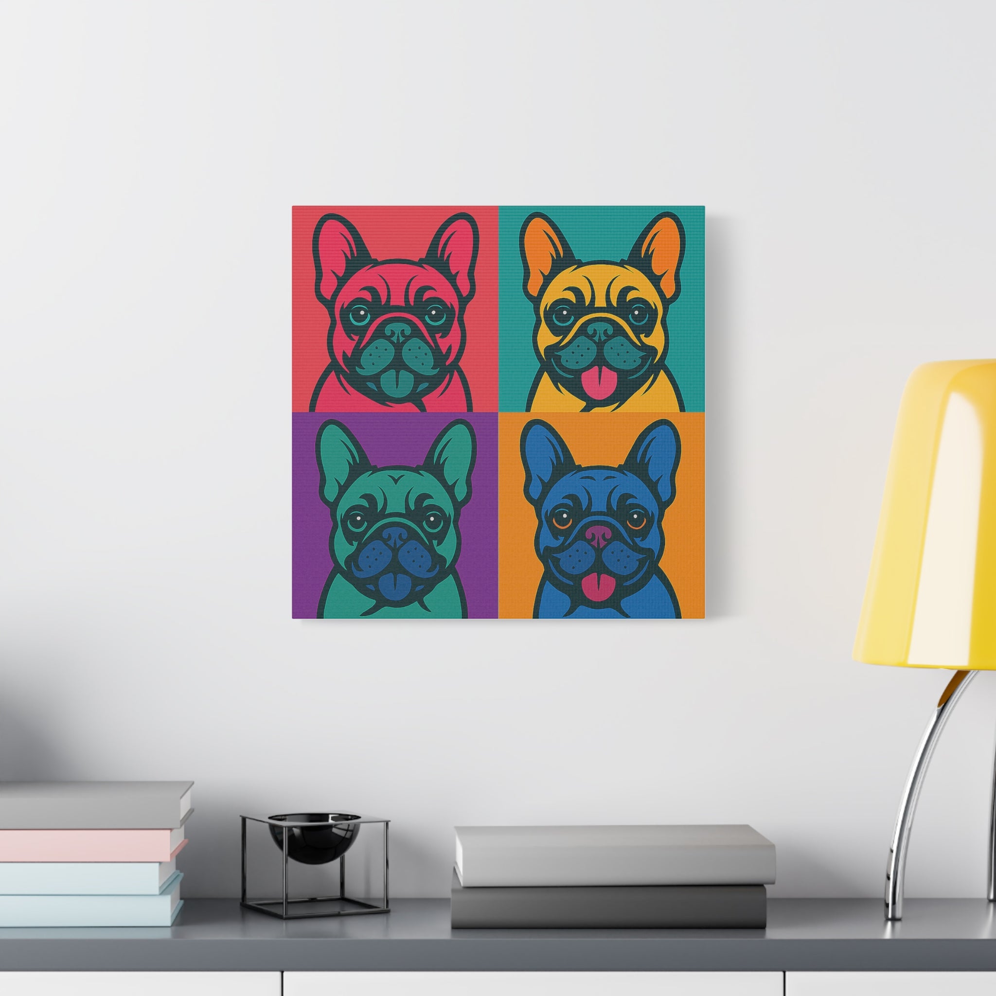 Pop Art Frenchie Canvas