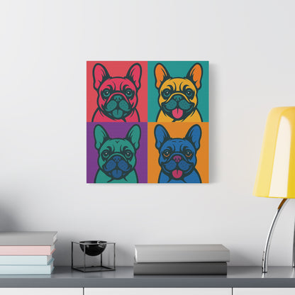 Pop Art Frenchie Canvas
