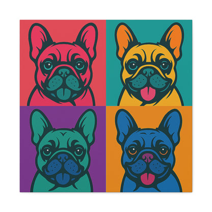 Pop Art Frenchie Canvas