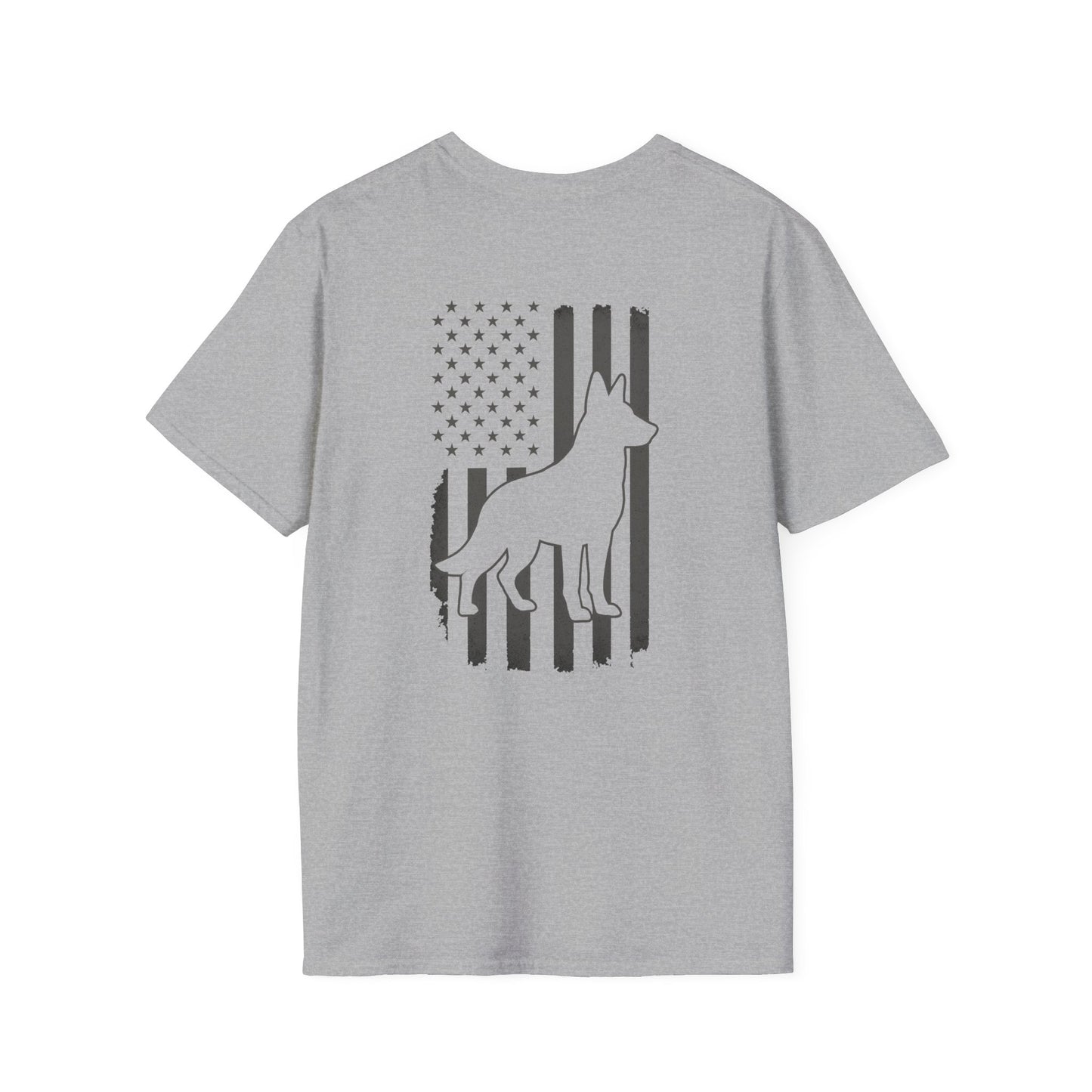 German Shepherd Flag Tee