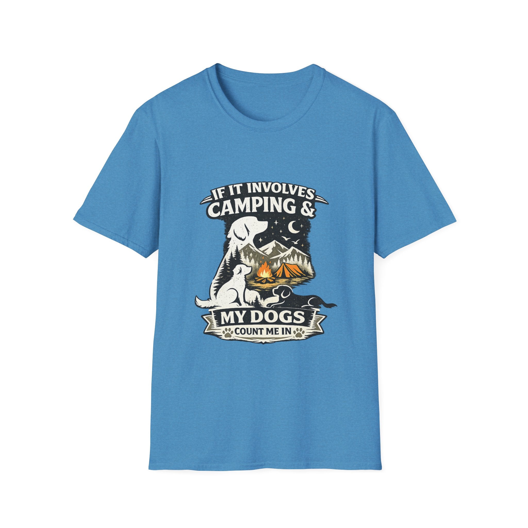 Camping & Dogs Tee