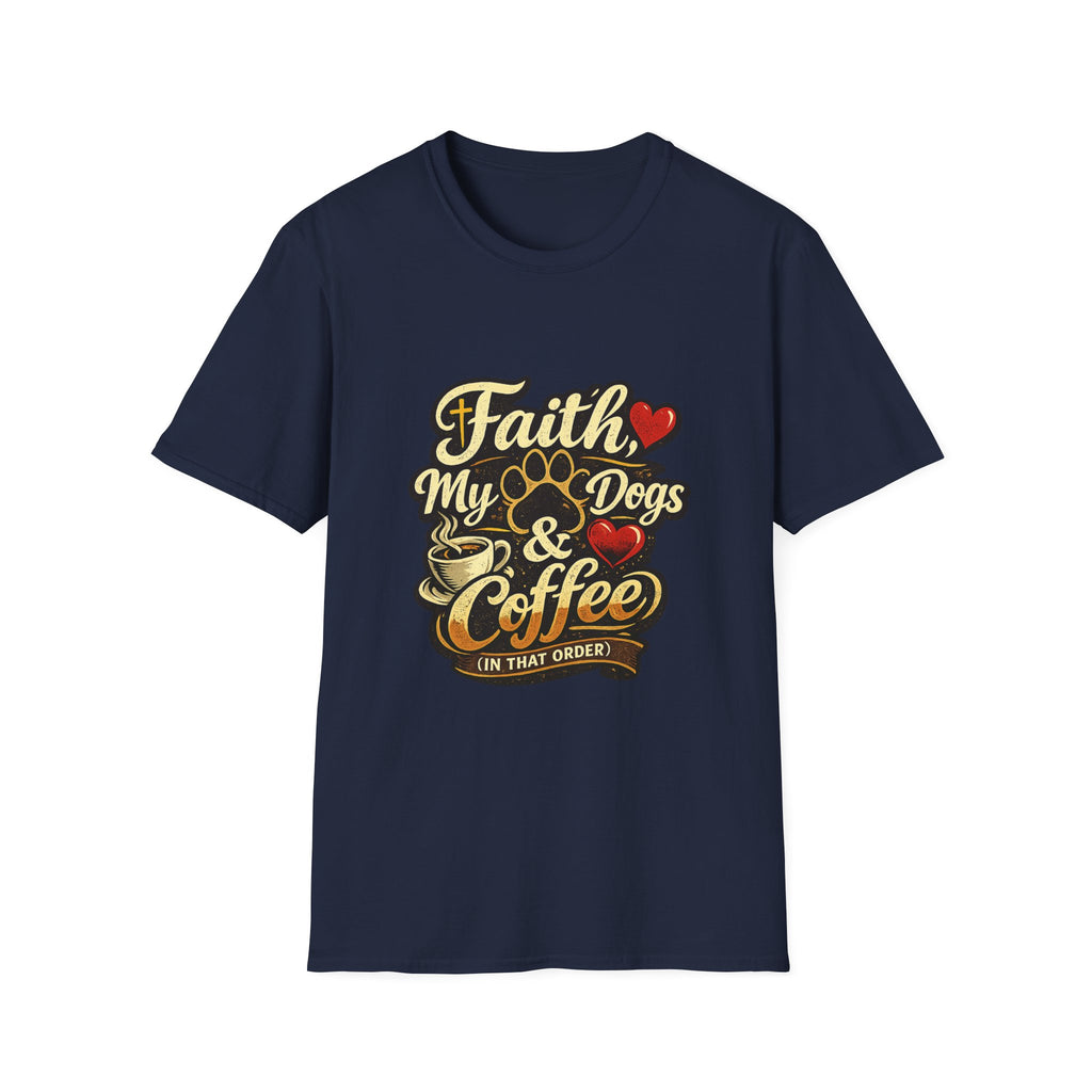 Faith Dogs Coffee Tee