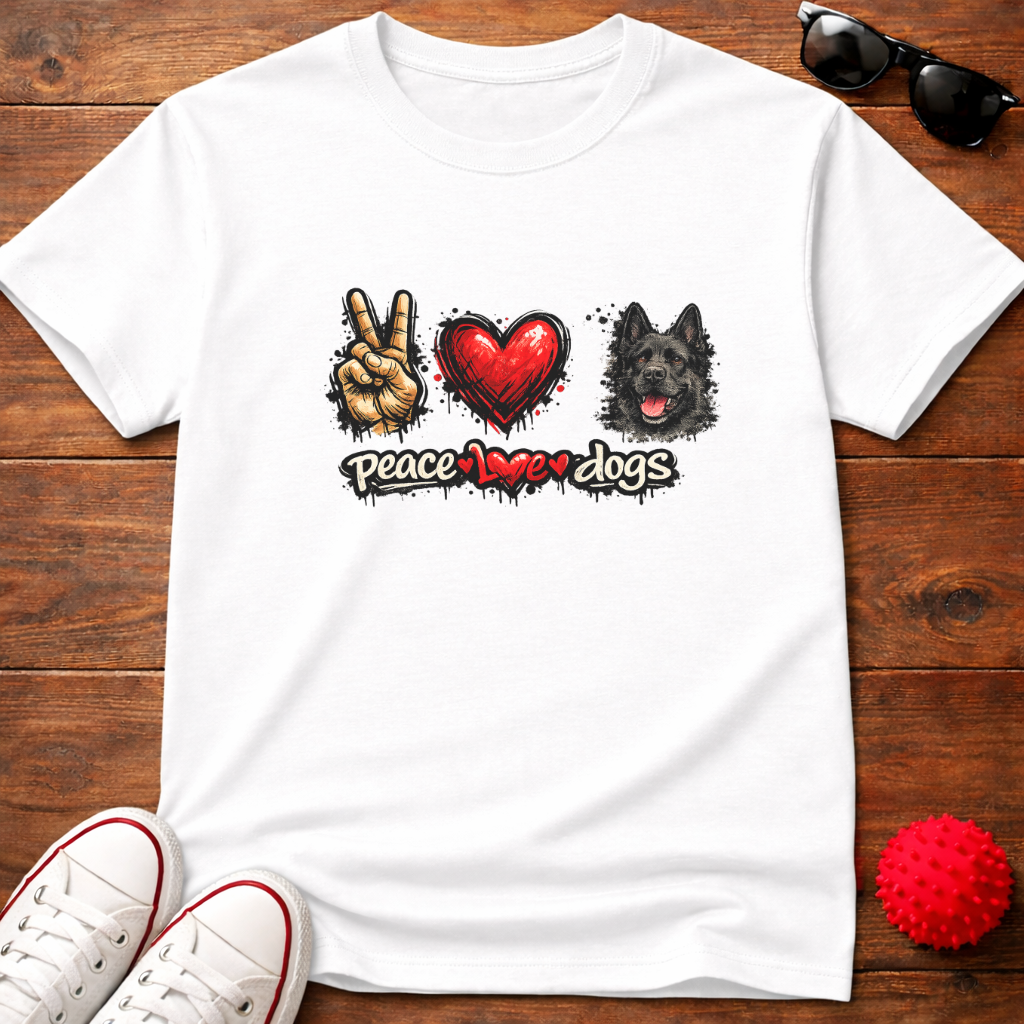 Peace Love GSD Tee