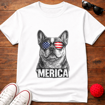 Frenchie Merica Tee