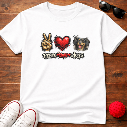 Peace Love Doxie Tee