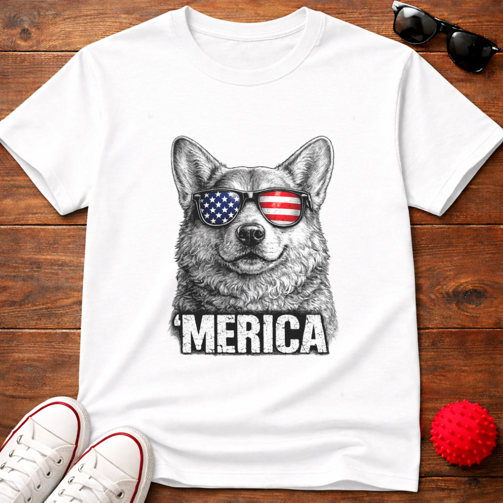 Corgi Merica Tee