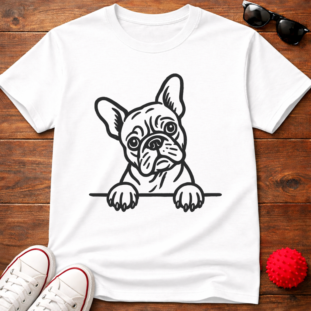 Curious Frenchie Tee