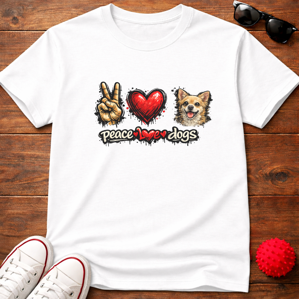 Peace Love Chihuahua Tee