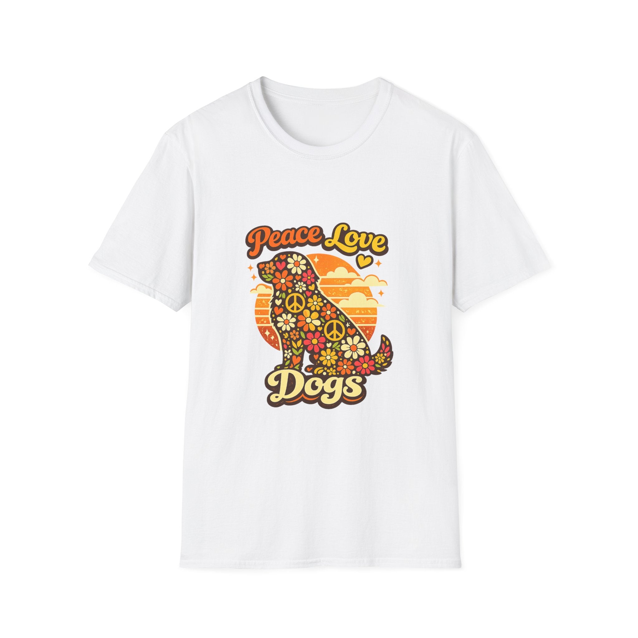 Peace Love & Dogs Tee