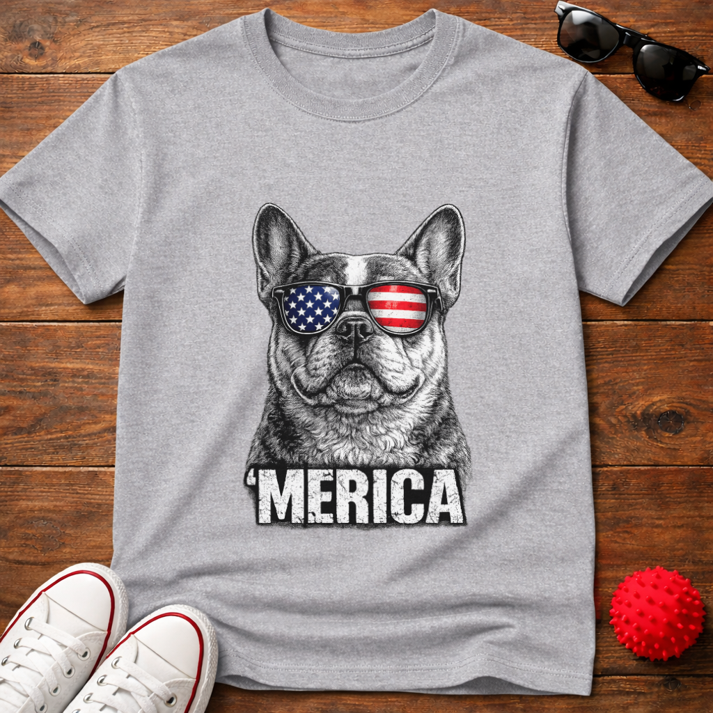 Frenchie Merica Tee