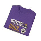 Weekends Dogs Coffee Tee