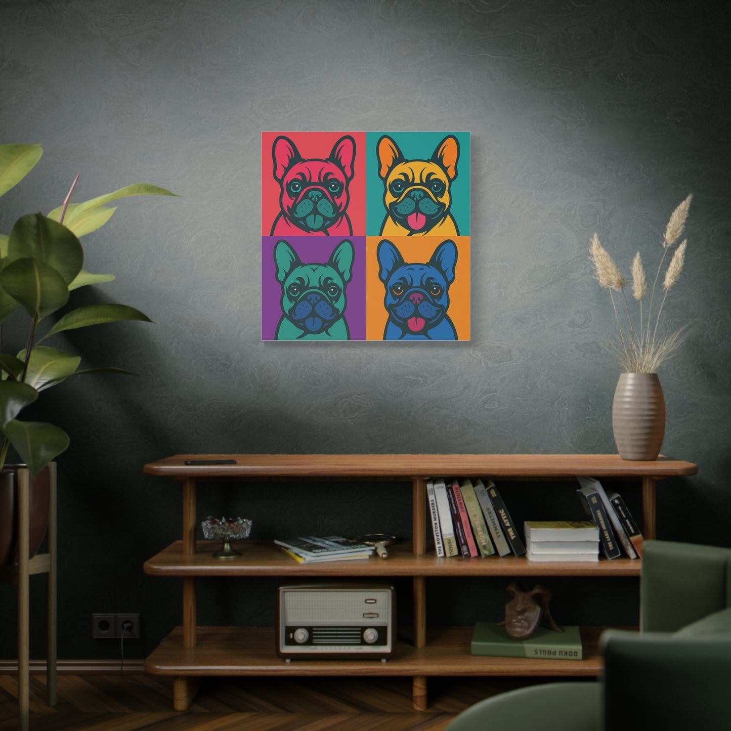 Pop Art Frenchie Canvas