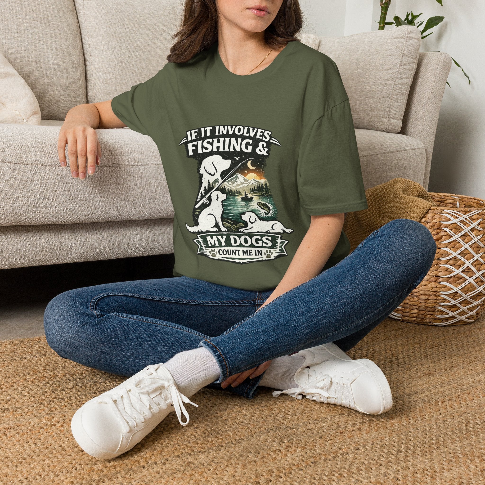 Fishing & Dogs Tee