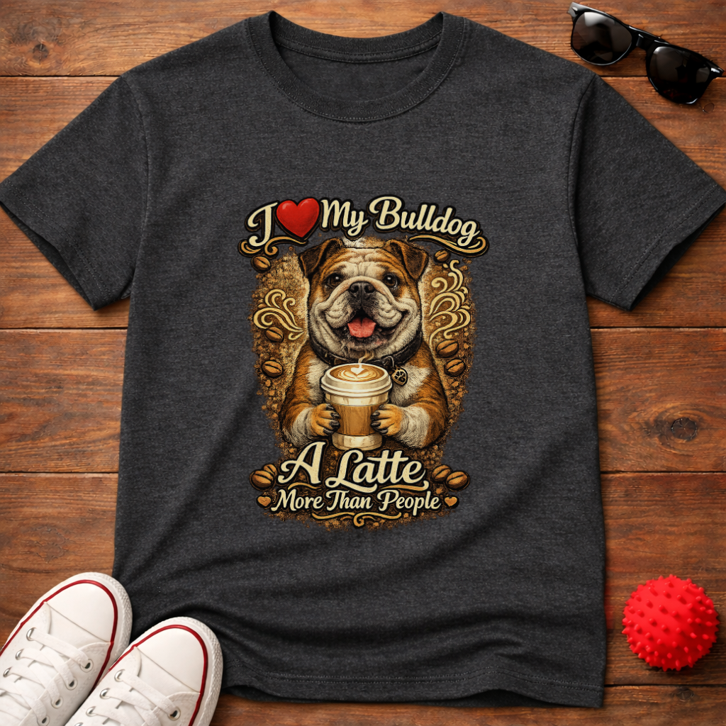 Bulldog A Latte Tee