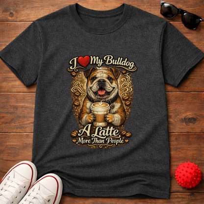 Bulldog A Latte Tee