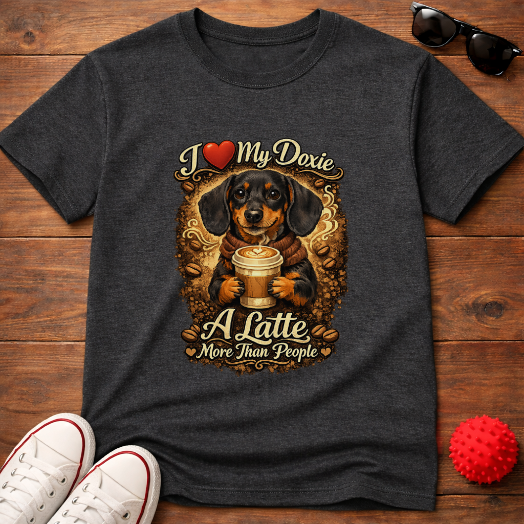 Dachshund Latte Tee