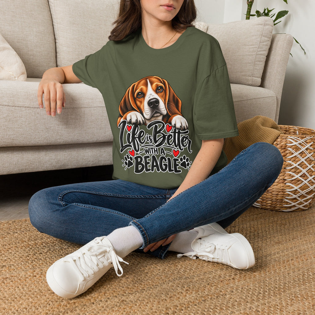 Life's Better Beagle Tee