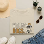 Weekends Dogs Coffee Tee