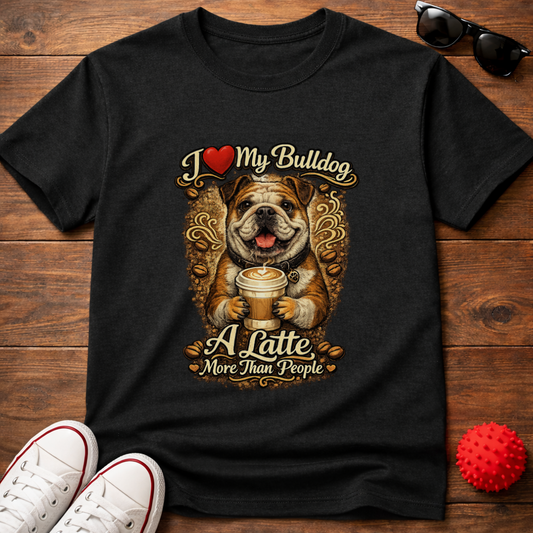 Bulldog A Latte Tee