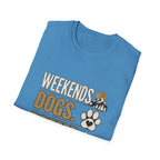 Weekends Dogs Coffee Tee