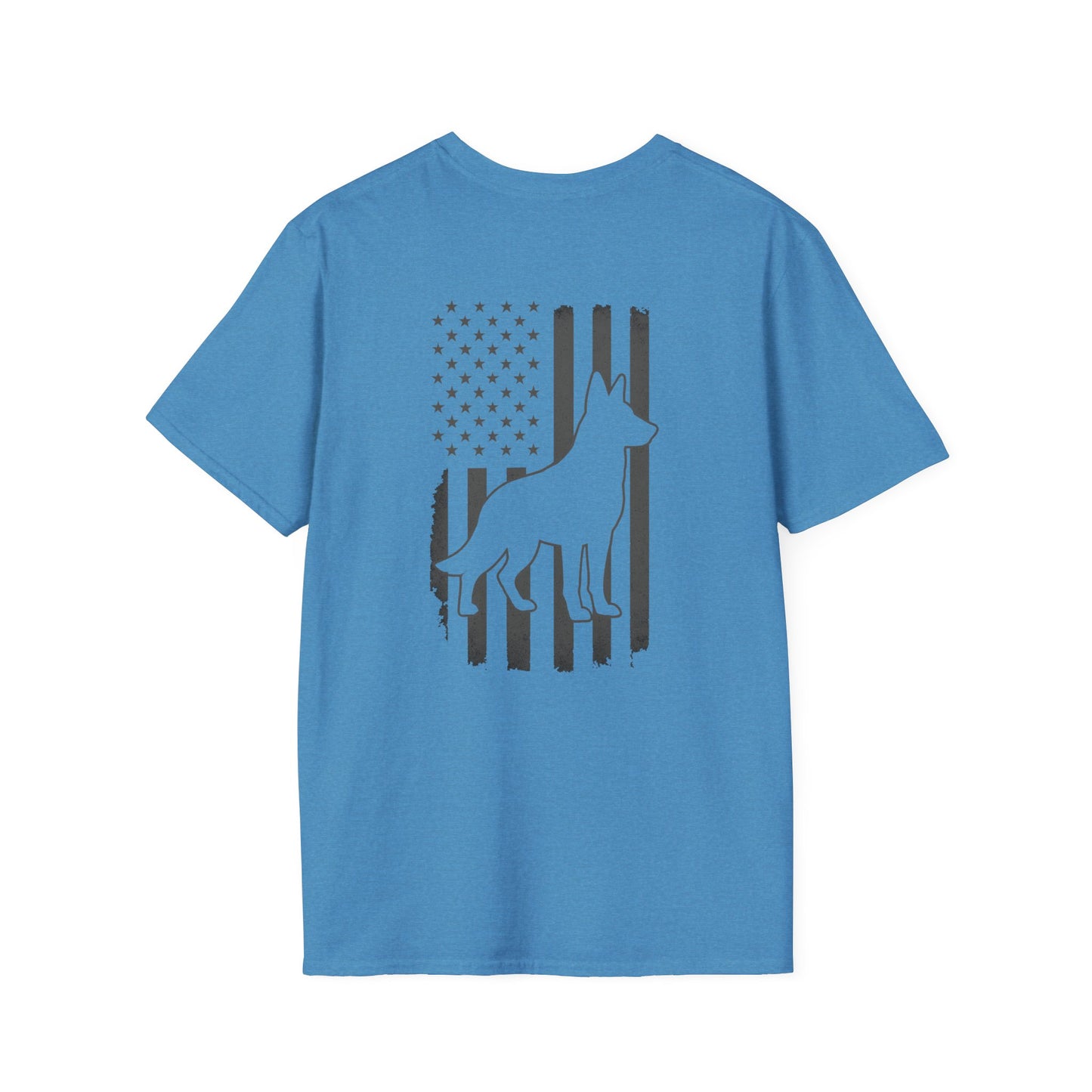 German Shepherd Flag Tee