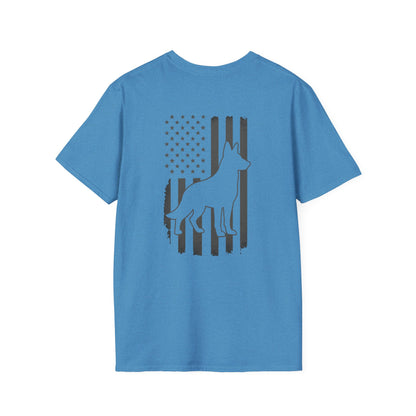 German Shepherd Flag Tee