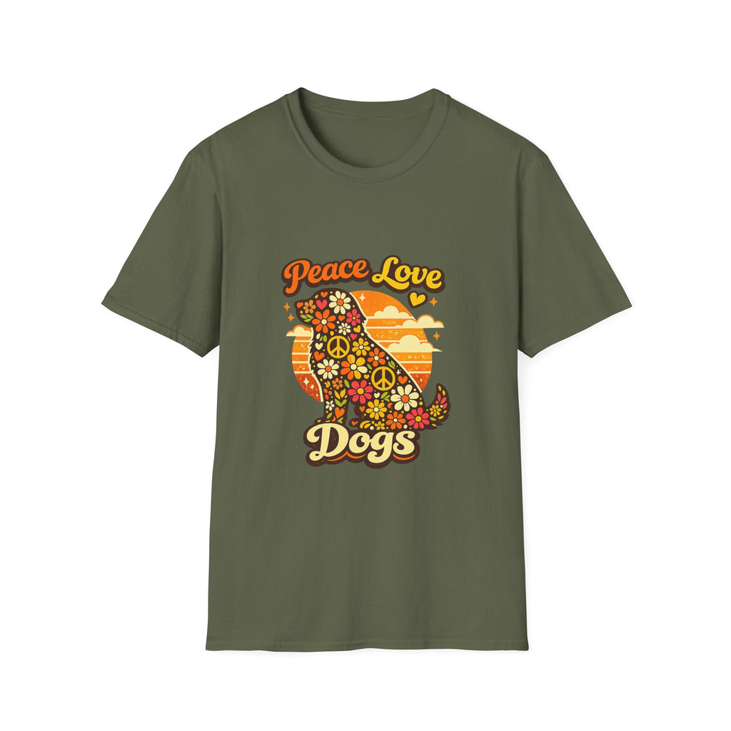 Peace Love & Dogs Tee