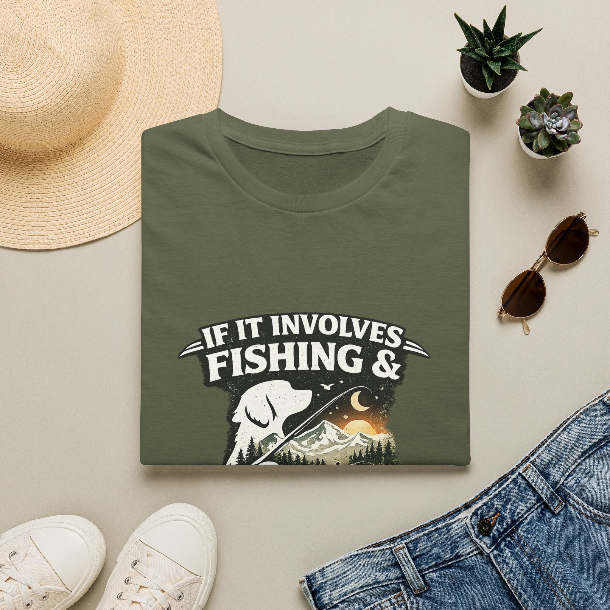 Fishing & Dogs Tee