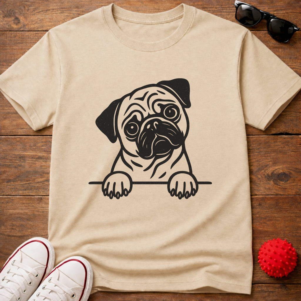 Curious Pug Tee